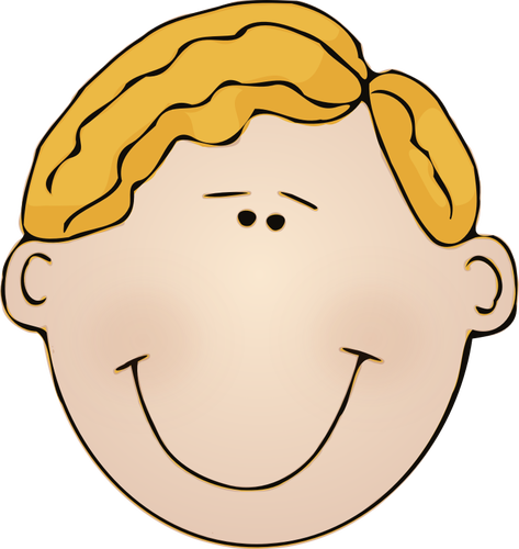 Yellow Haired Man Clipart
