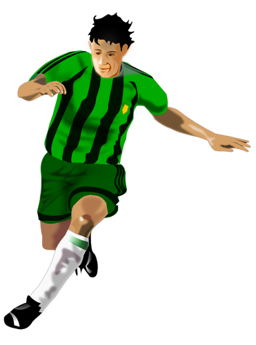 A Soccer Player Clipart