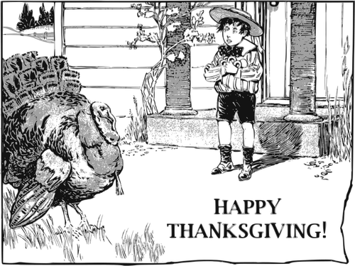 Happy Thanksgiving Card Clipart