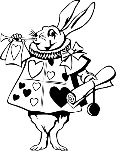 Of Rabbit From Fairy Tale Clipart