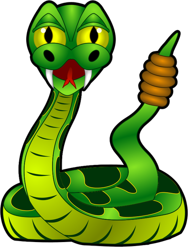 Cartoon Rattlesnake Clipart