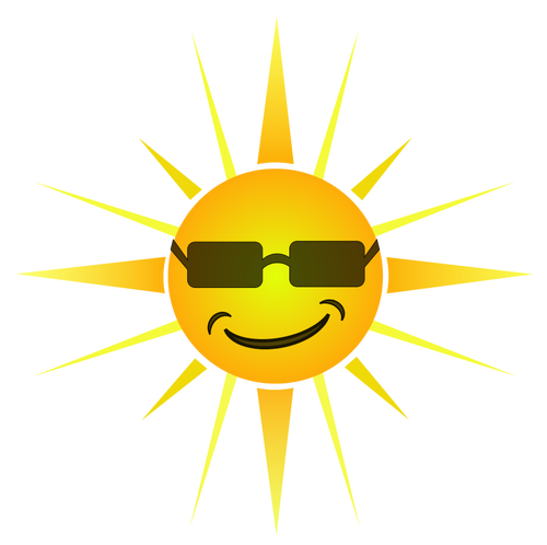 Cool Happy Sun Clipart