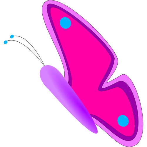 Pink Butterfly Clipart