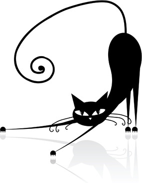 Black Cat Vector Download For Png Image Clipart
