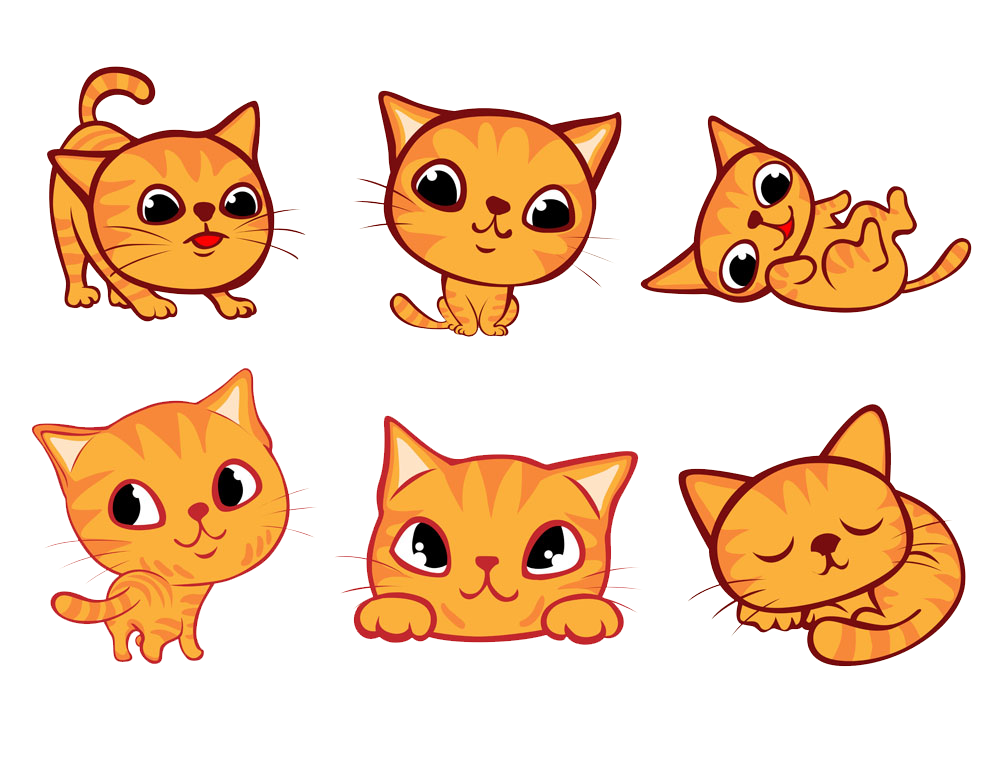Download Pet Cute Cartoon Cat Free Photo PNG Clipart PNG Free ...