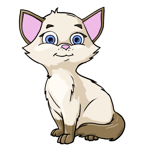 Of Cartoon Cats Kitten Images Cat Drawing Clipart