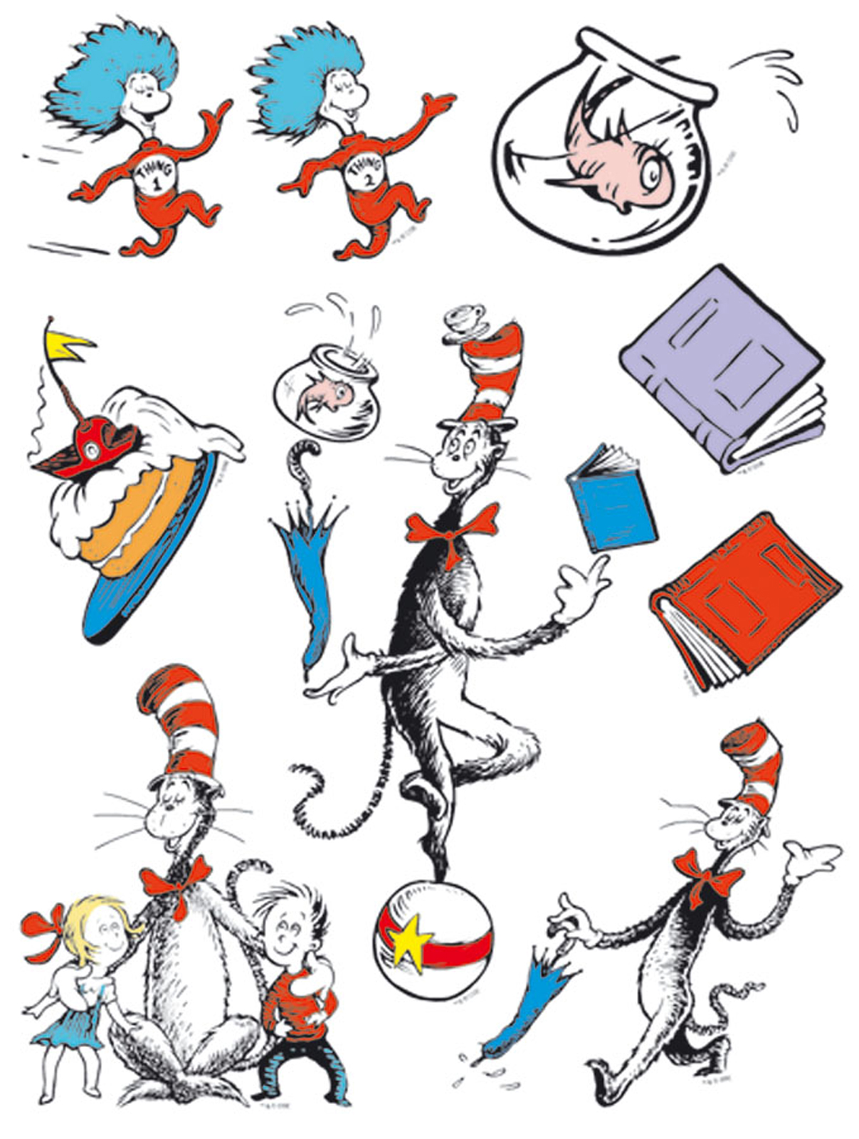 Cat In The Hat Images Illustrations Photos Clipart