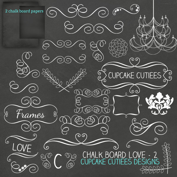 Cliparts Chalkboard Love Two Mygrafico Download Png Clipart