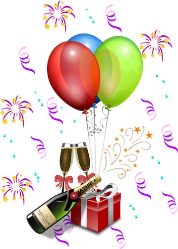 Of Gifts For Celebration Clipart