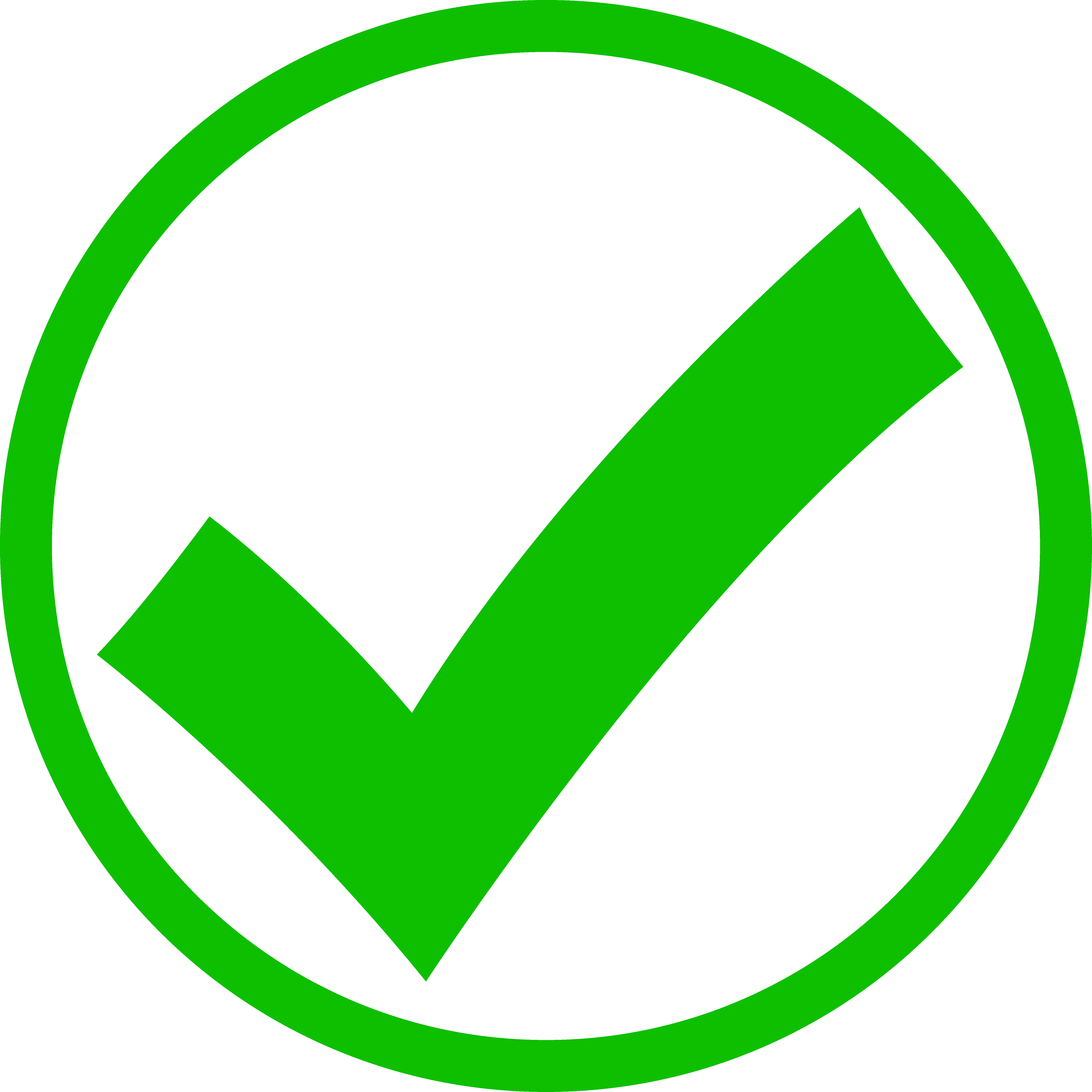 Green Check Mark In Circle Download Png Clipart
