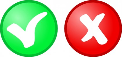Green Check Mark Vector In Open Office Clipart