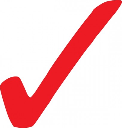 Check Mark Simple Red Checkmark Vector In Clipart