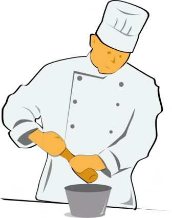 Chef Vector In Open Office Drawing Svg Clipart