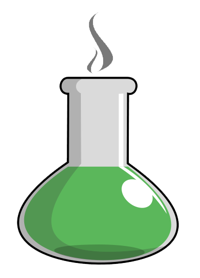 Chemistry Flask Furthermore Science Flask Transparent Image Clipart