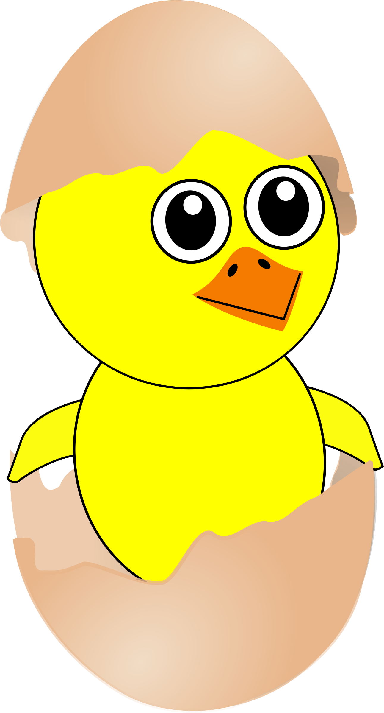 Easter Chick Cartoon Hd Photo Clipart