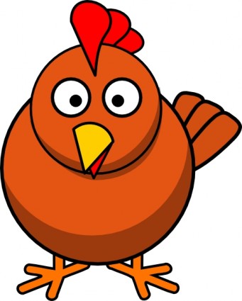 Chicken Cartoon Vector In Open Office Drawing Clipart