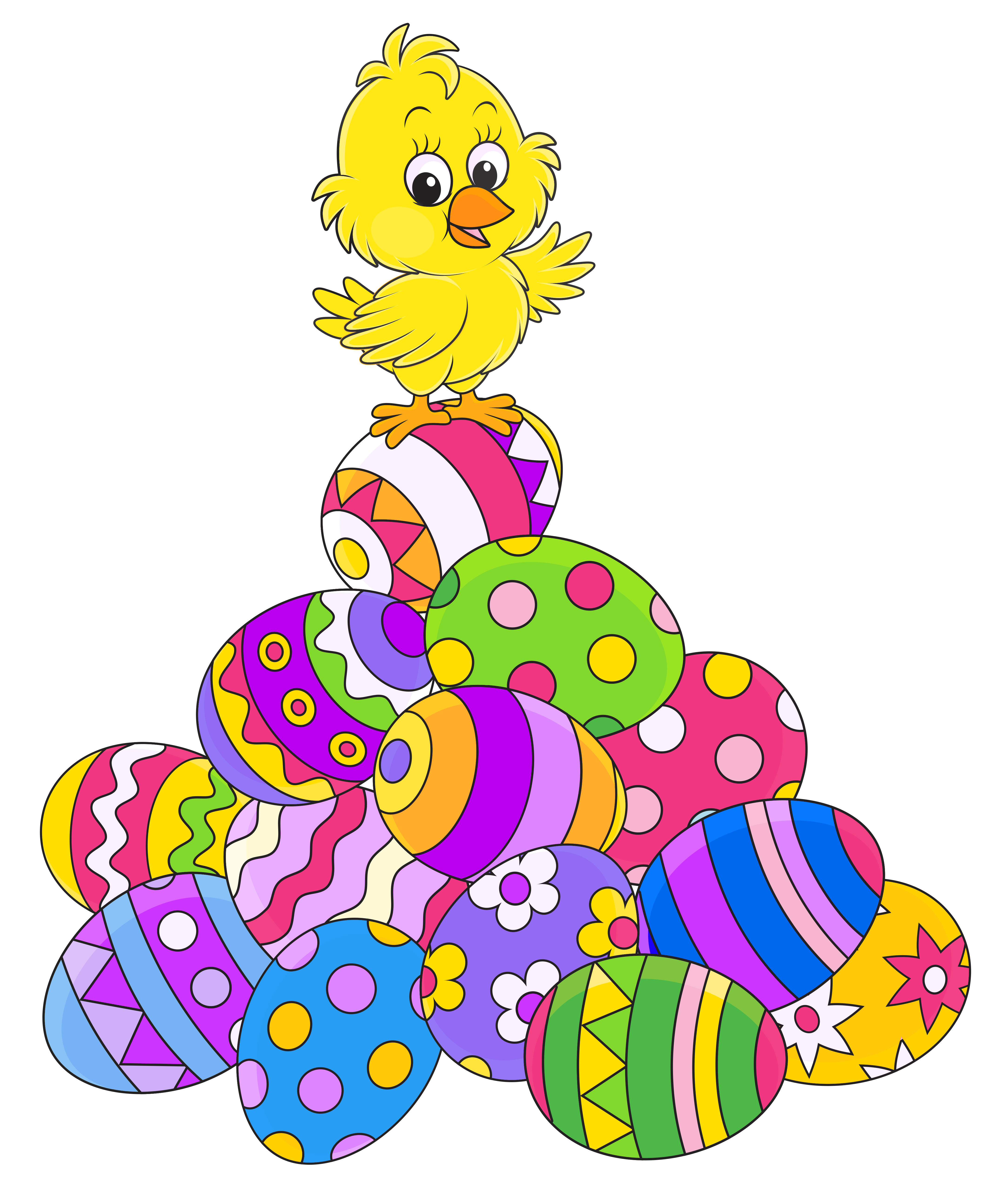 Picture Chicken Easter Bunny Eggsand Free Transparent Image HD Clipart