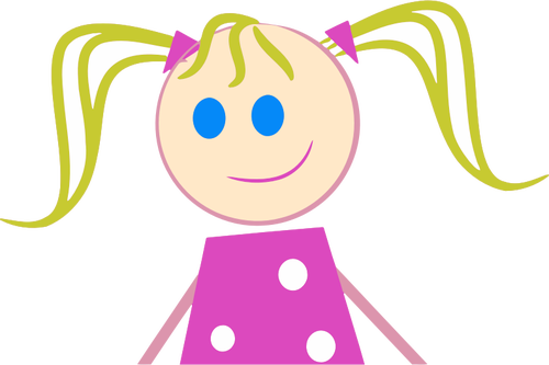 Child With Blond Hair Clipart