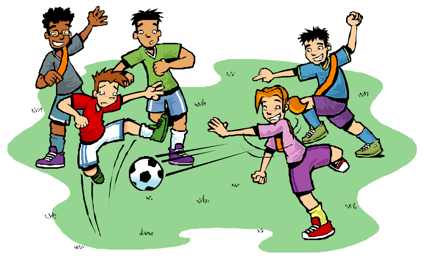 Children Playing Cartoon Image Png Clipart