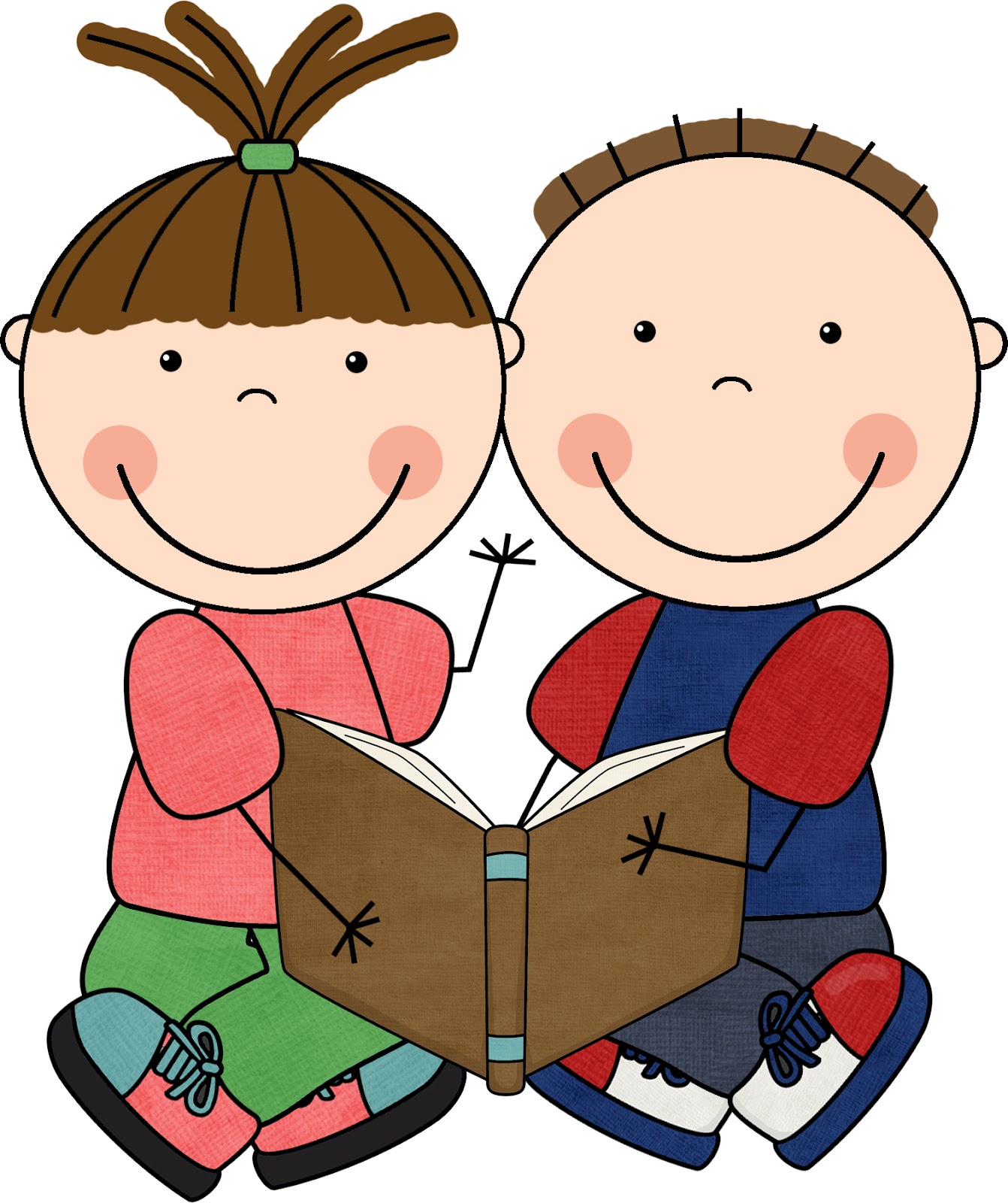 Free Children Reading Books Free Download Clipart