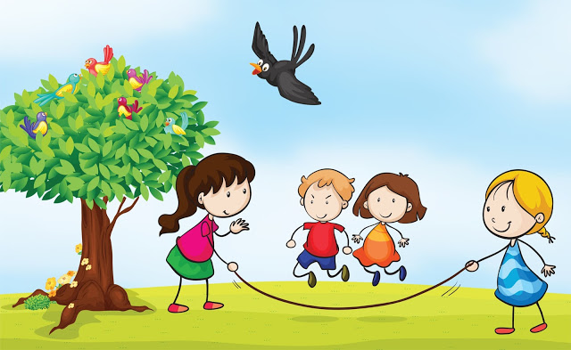Children Playing Playing Outside Kid Hd Photos Clipart