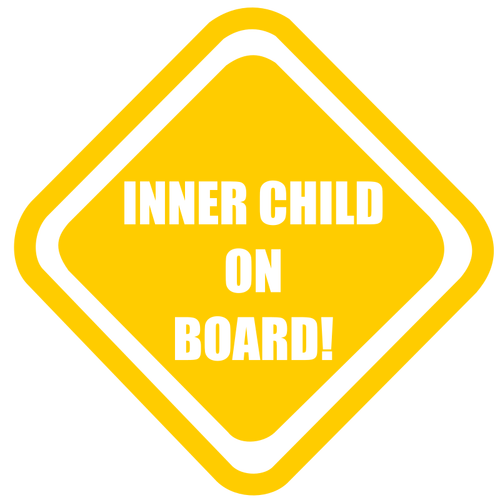 ''Inner Child Onboard'' Clipart