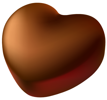 Chocolate Heart Picture Png Images Clipart