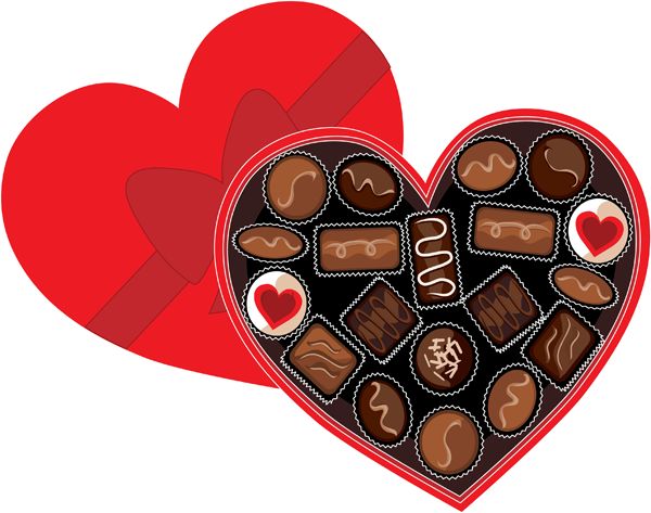 Yummy Of A Chocolate Cake Valentines Chocolate Clipart