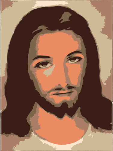 Jesus Christ Arty Image Clipart