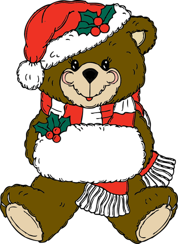 Christmas Bear Clipart