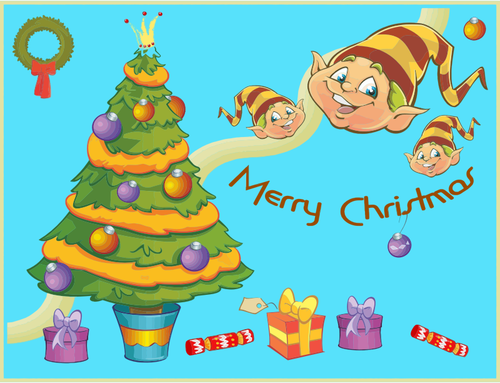 Merry Christmas Background Clipart