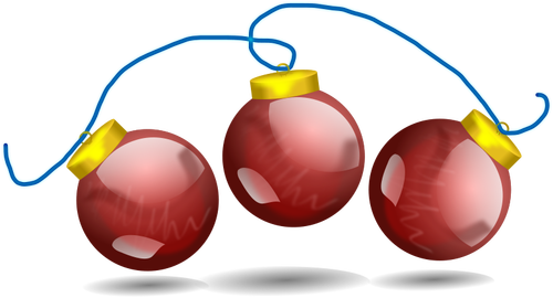 Christmas Balls Decoration Clipart