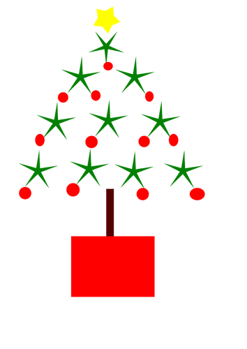 Christmas Tree Simple Clipart