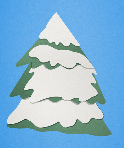 Christmas Tree Paper Clipart