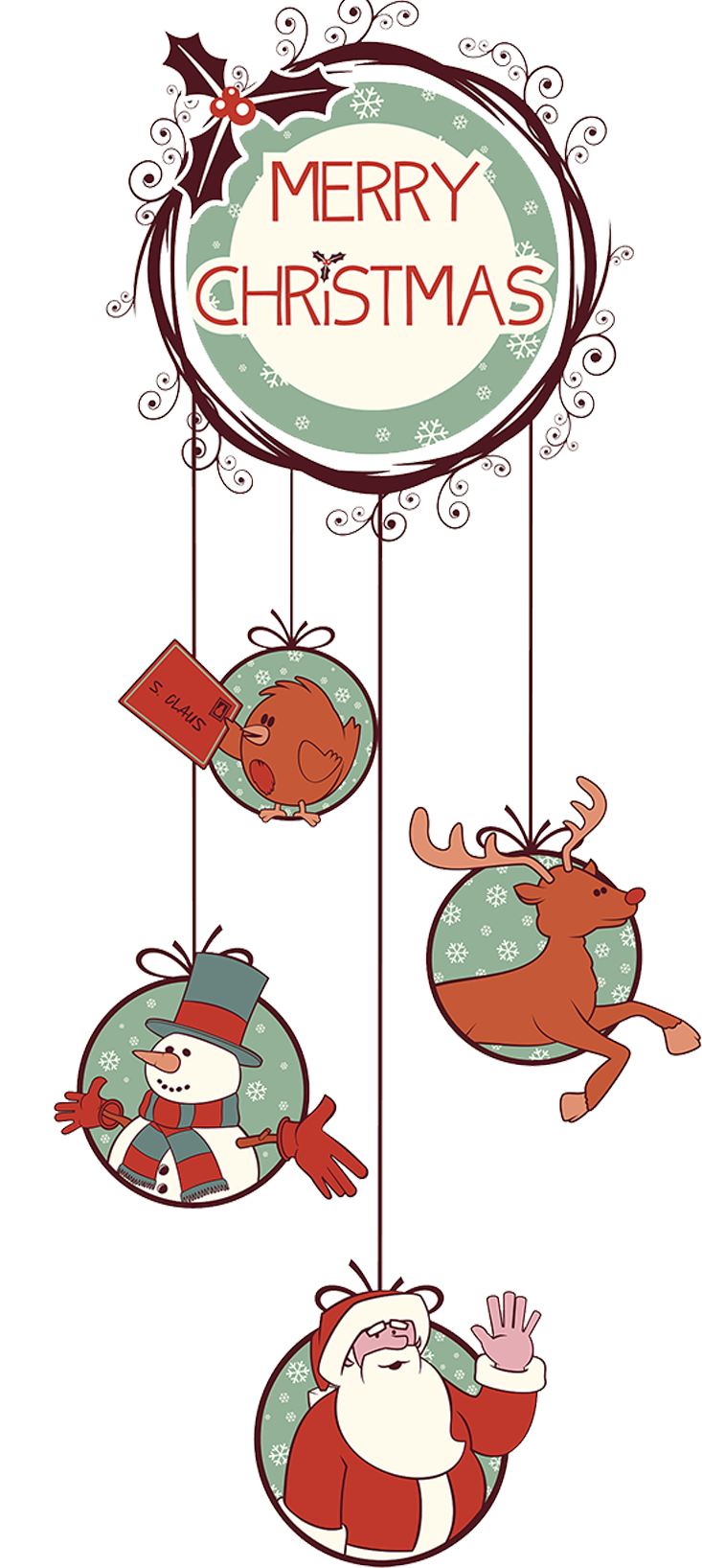 Decoration Rudolph Tree Christmas Decorations HD Image Free PNG Clipart