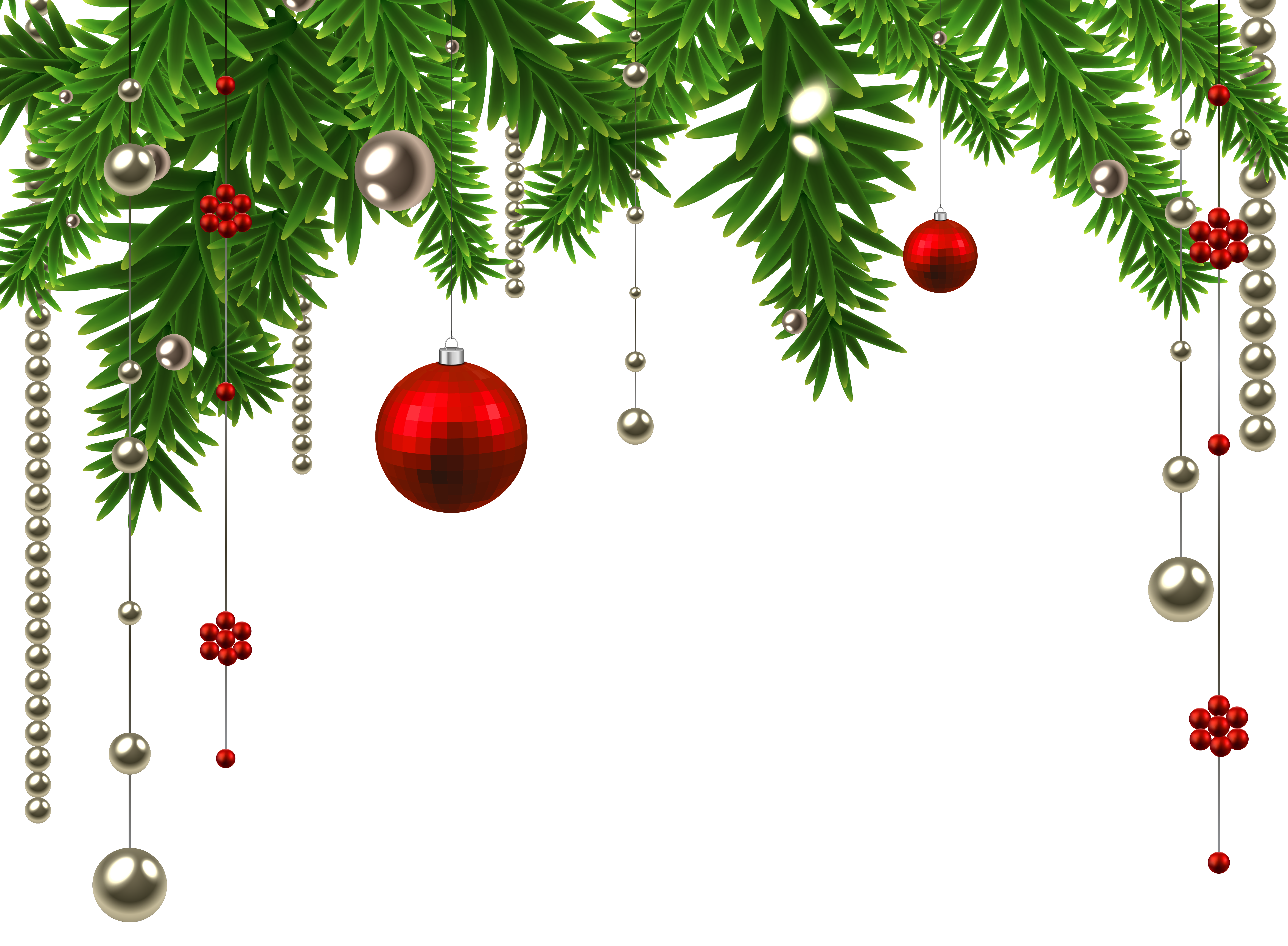 Ball Ornament Tree Decoration Hanging Christmas Clipart