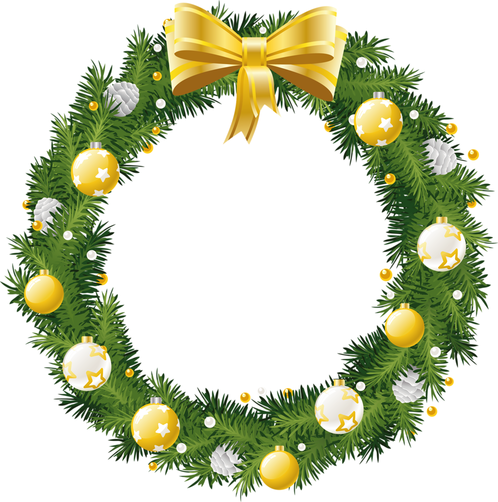 Decoration Wreath Ornament Christmas Free Download PNG HQ Clipart