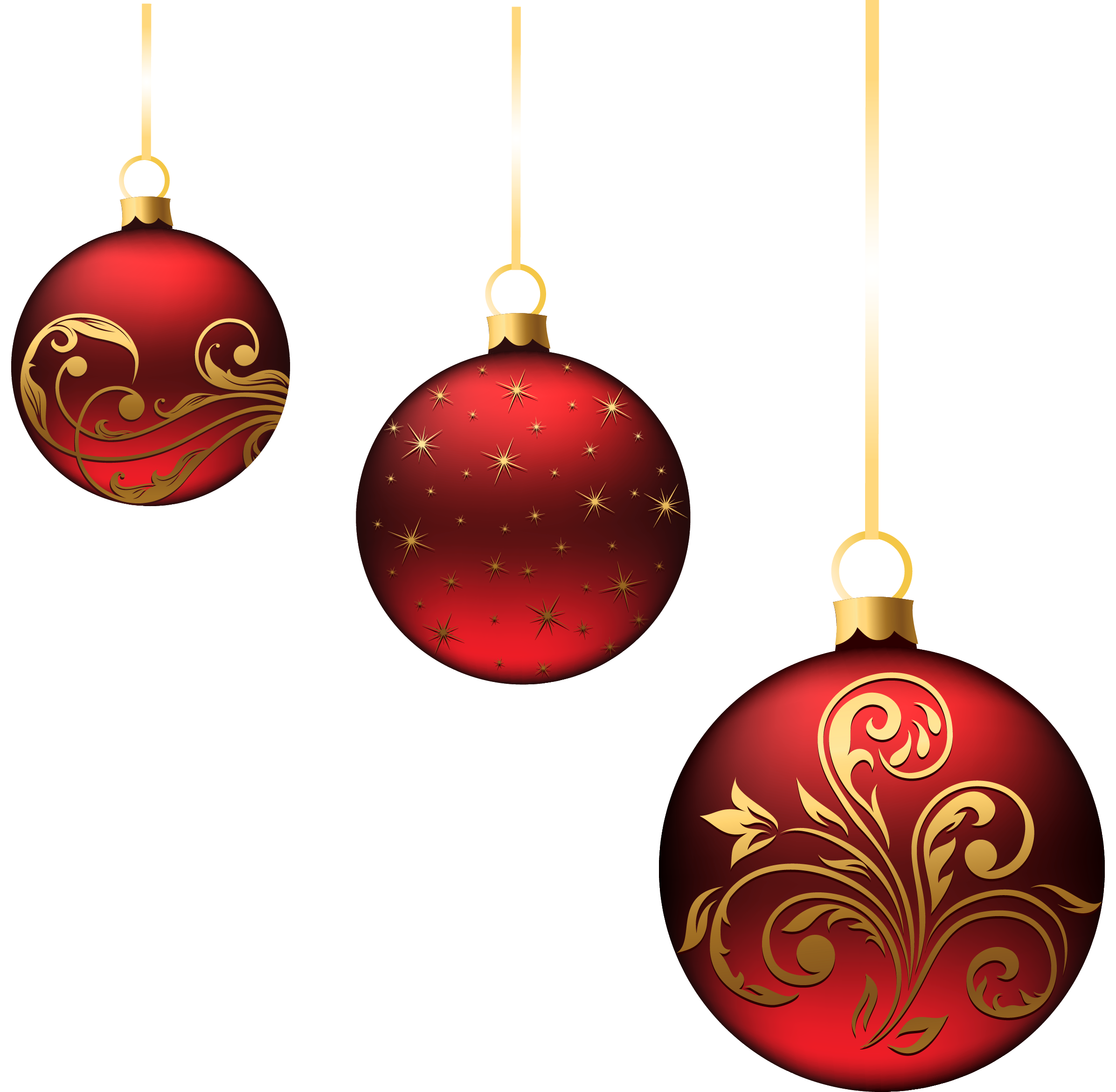 Picture Balls Ornament Decoration Ornaments Christmas Red Clipart