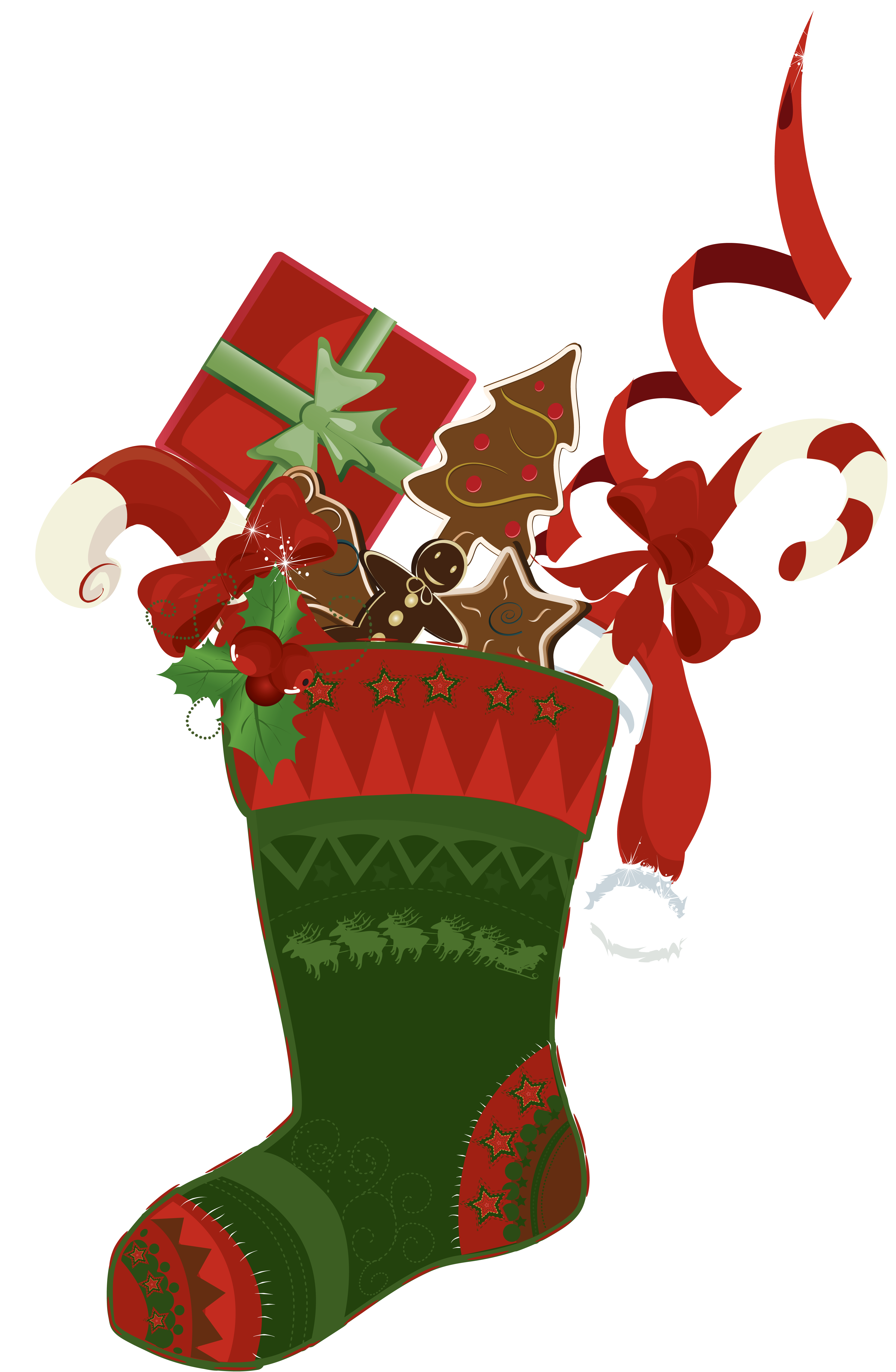 Stockings Decoration Christmas Drawing Free HD Image Clipart