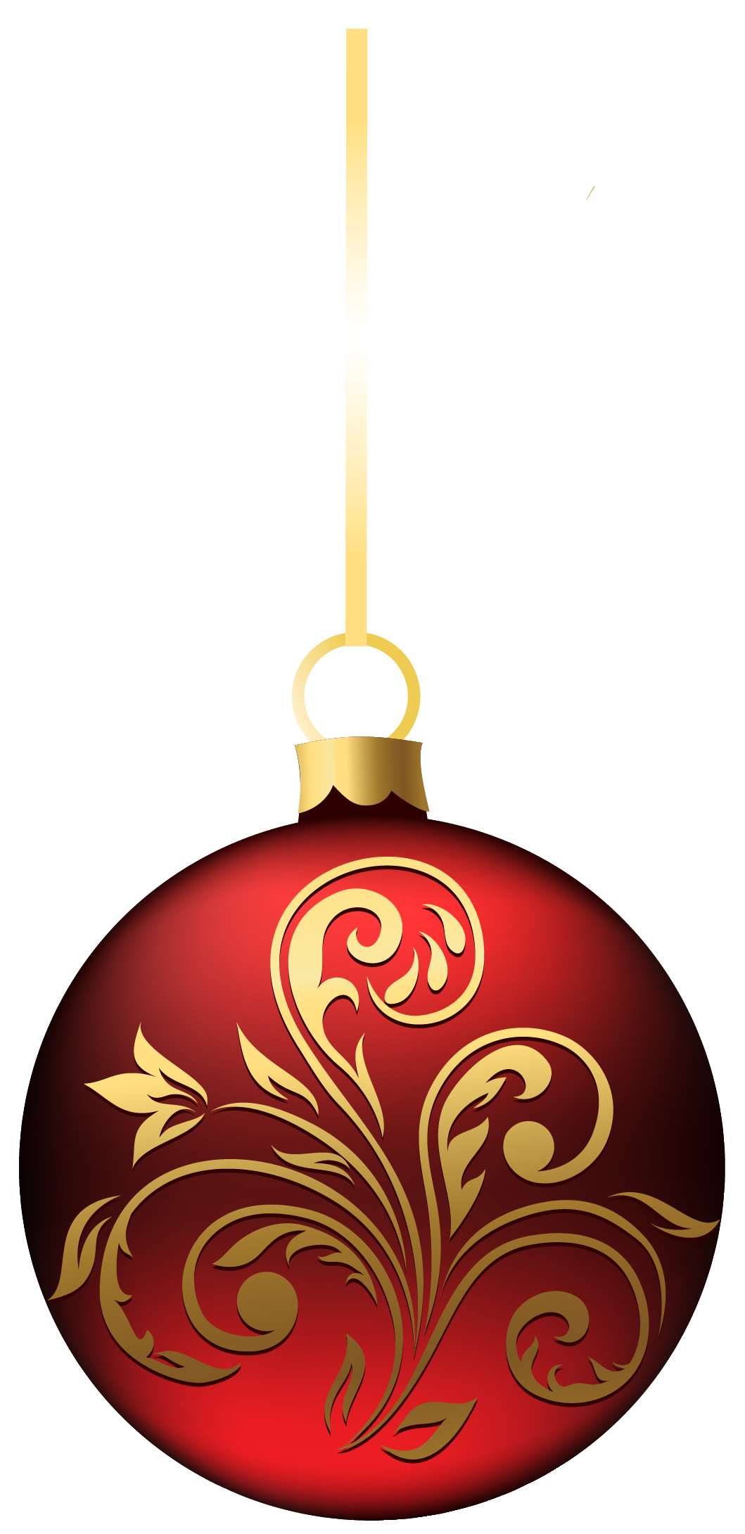 Large Ball Ornament Transparent Decoration Christmas Bluered Clipart