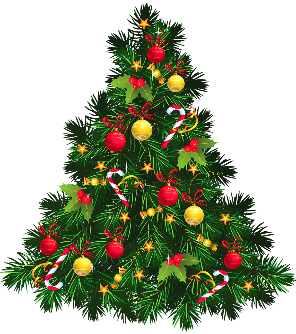 Picture Tree Transparent Decoration Ornaments With Christmas Clipart