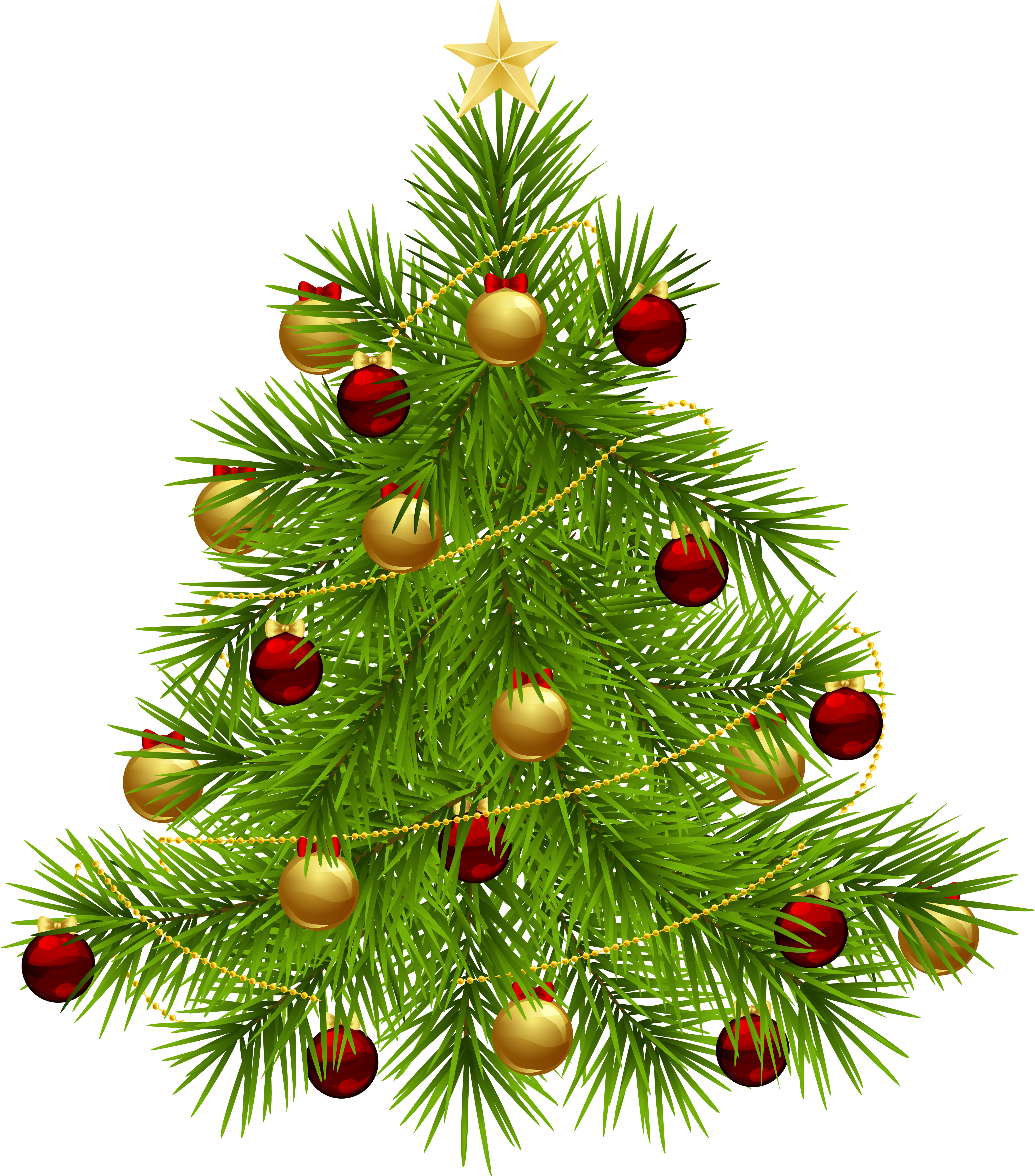 Tree Transparent Ornaments Year With Christmas Clipart