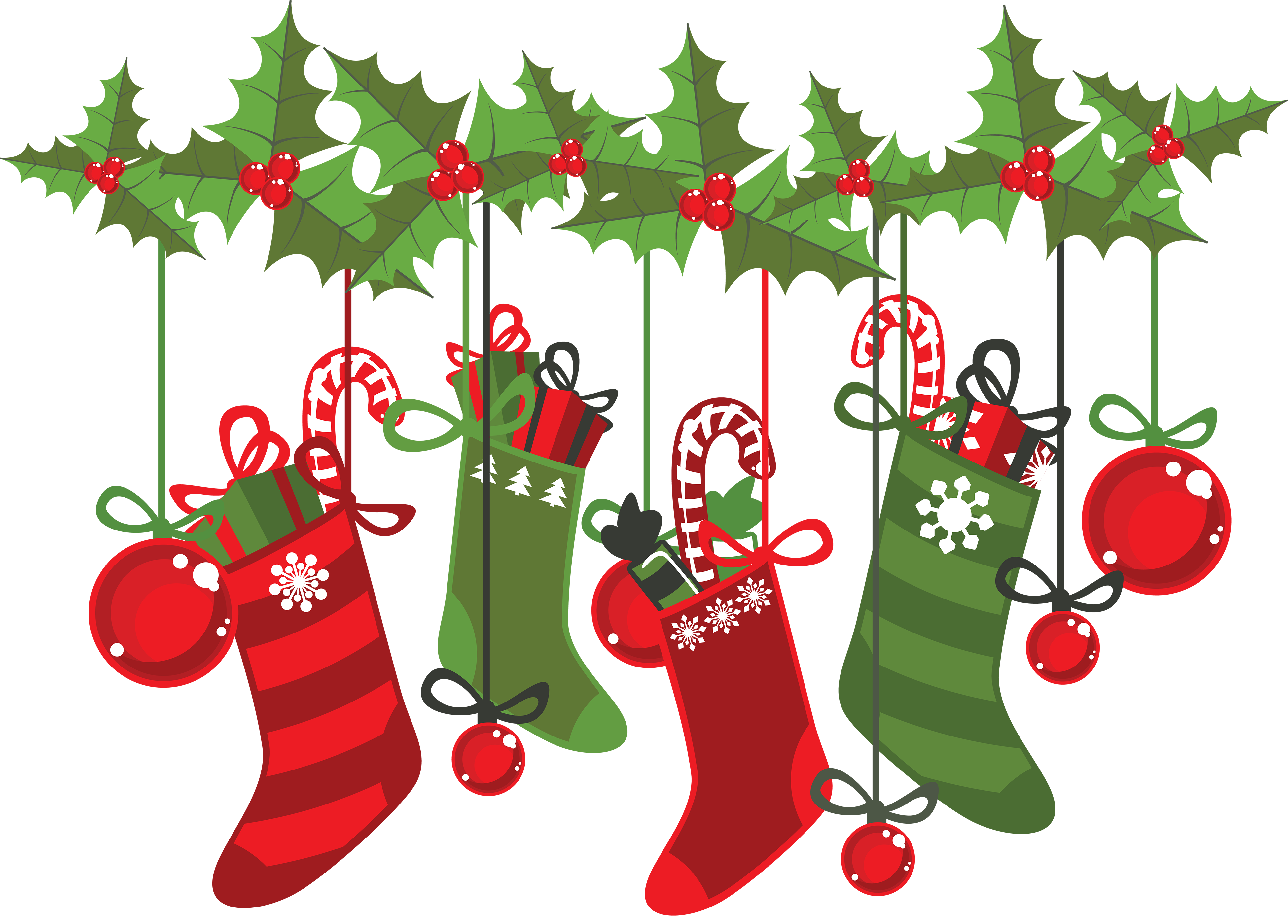 Decoration Stockings Christmas Creative HD Image Free PNG Clipart