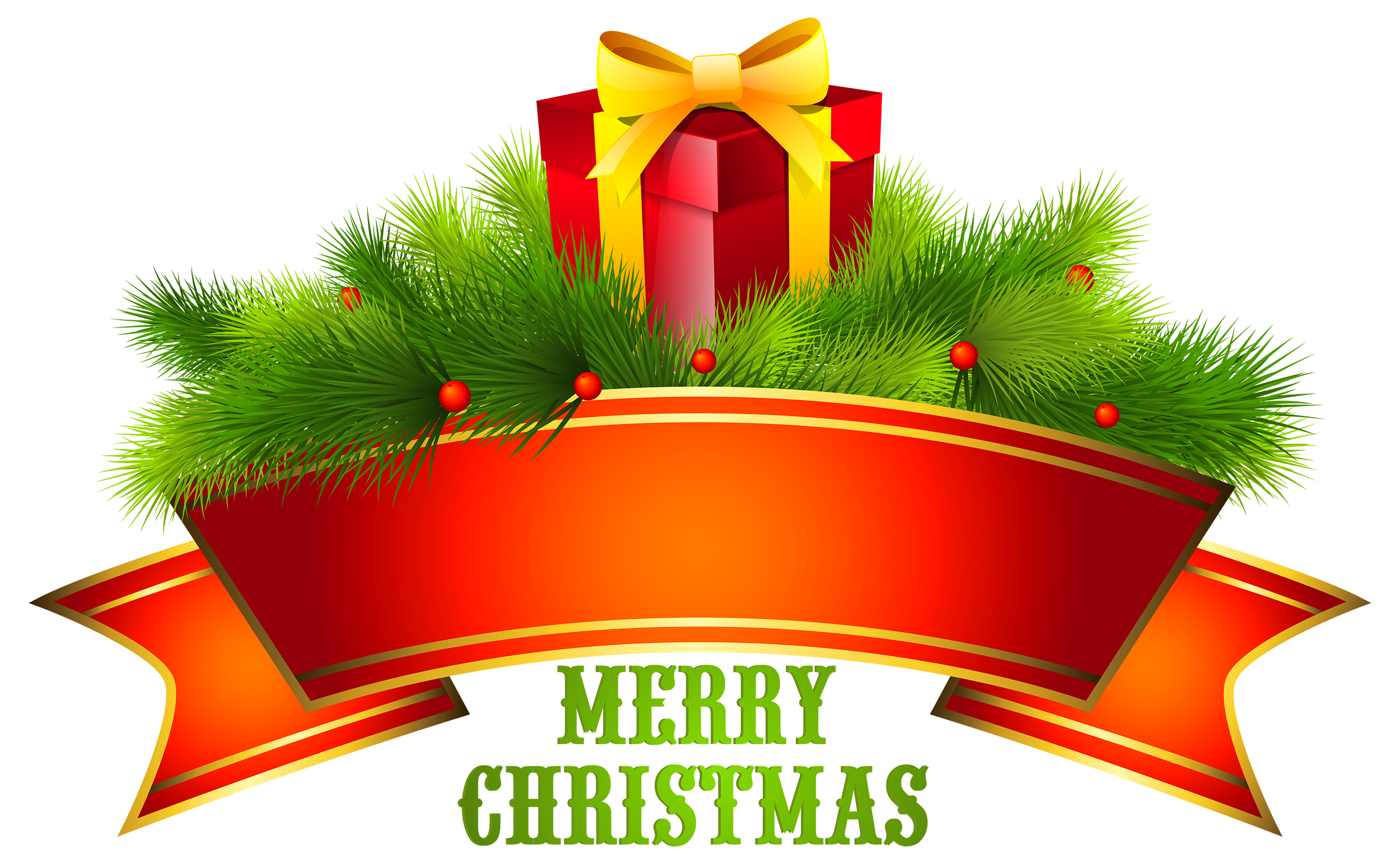 Merry Text Claus Christmas Santa PNG Download Free Clipart