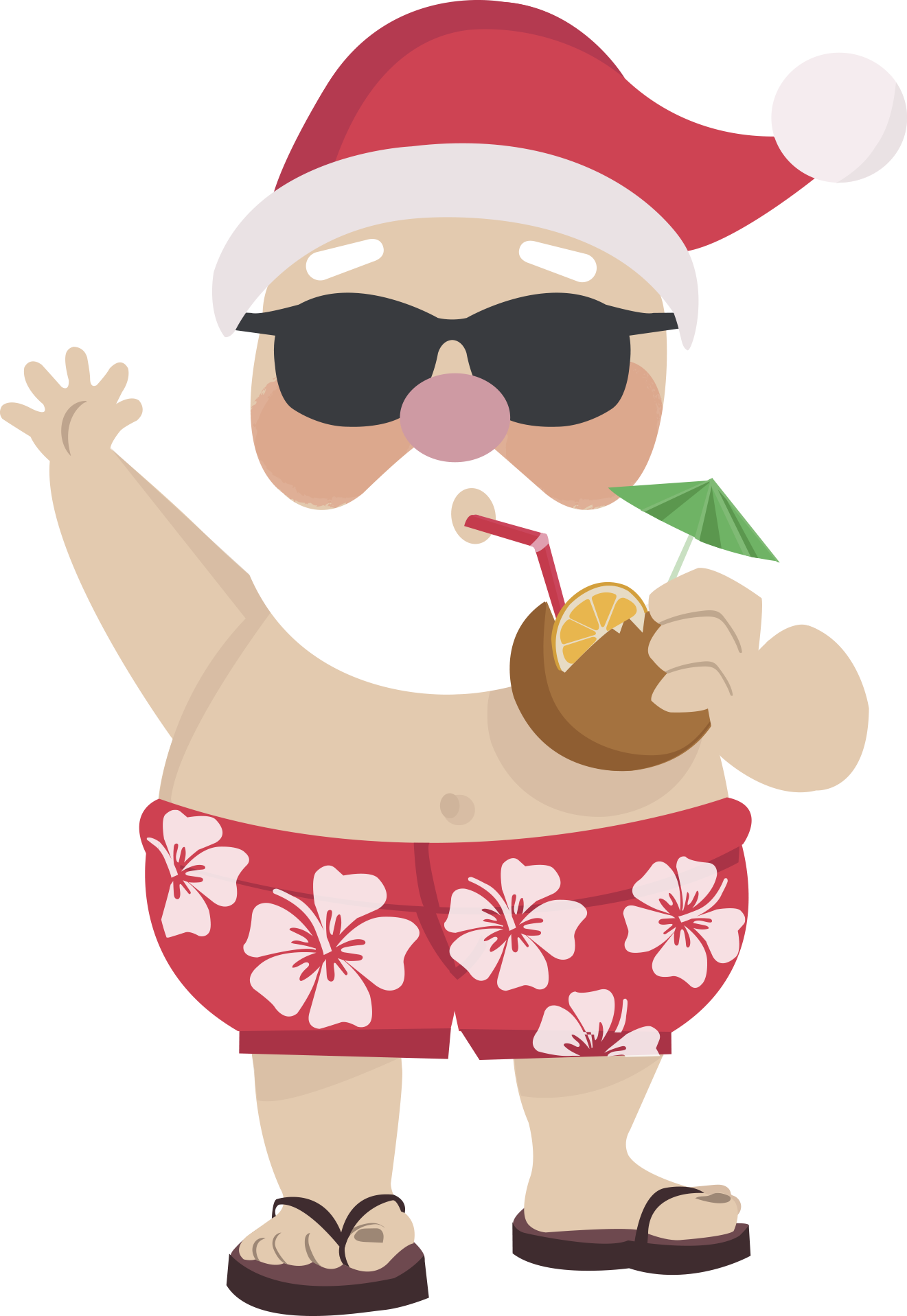 Wearing Claus Santa Pants PNG Download Free Clipart