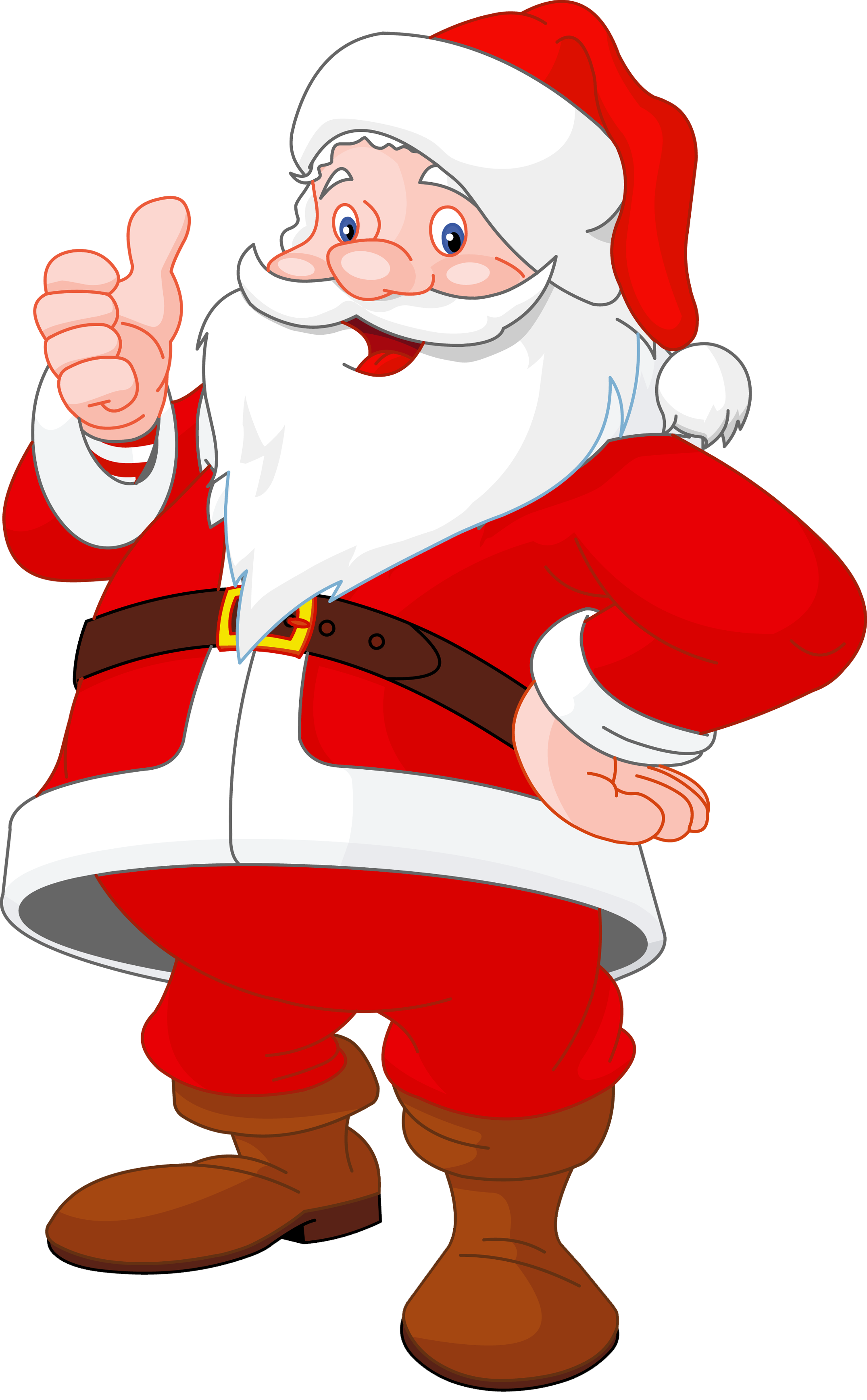 Illustrations Claus Ready-To-Use Transparent Santa Free Frame Clipart
