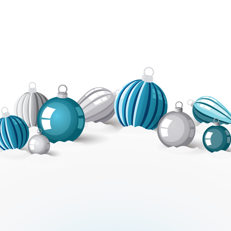Ball Brangwyn Ornament Snow Christmas Vector Year Clipart