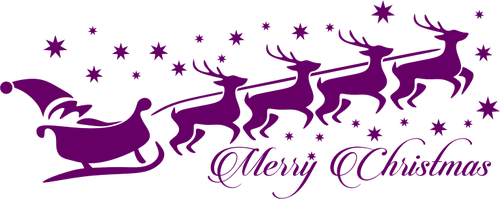 Violet Christmas Symbols Clipart