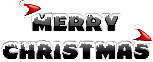 Merry Christmas Text Clipart