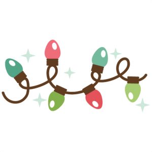 Christmas Lights Svg My Miss Kate Cuttables Clipart